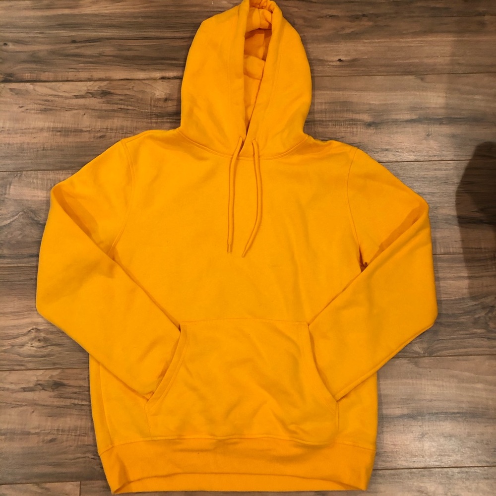 Yellow hoodie